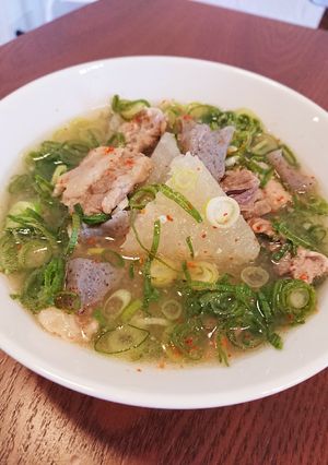 レシピ本掲載★牛すじ塩麹煮込み-レシピのメイン写真