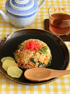 楽々パラパラ高菜チャーハン!-レシピのメイン写真