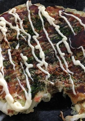 たこ焼き粉で作るキャベツ焼き-レシピのメイン写真