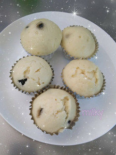 黒豆入り☆お鍋で作る蒸しパン-レシピのメイン写真