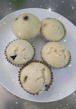 黒豆入り☆お鍋で作る蒸しパン-レシピのメイン写真
