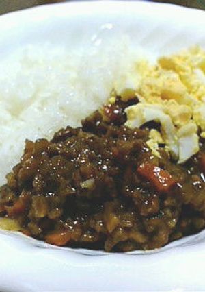 超簡単♪家にあるものでキーマカレー-レシピのメイン写真
