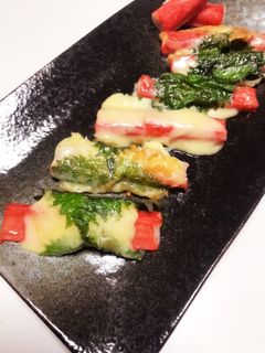 【簡単】カニカマのしそチーズ巻き-レシピのメイン写真