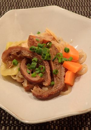 マグロ胃袋のもつ煮-レシピのメイン写真