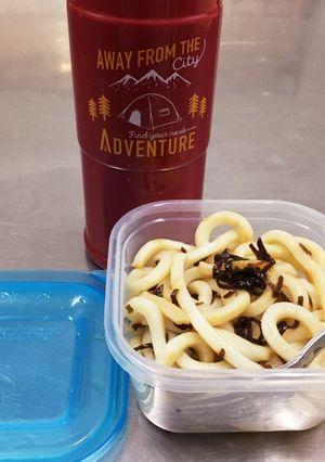 超節約系！塩昆布焼きうどん-レシピのメイン写真