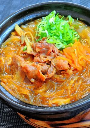 韓国風すき焼き鍋-レシピのメイン写真