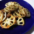 レンコンのサクっとチーズ焼き!