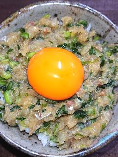 あじのなめろう丼-レシピのメイン写真