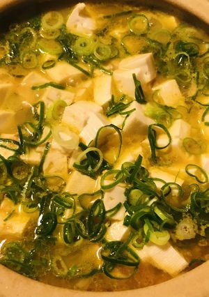 豆乳鍋の素でつくる●赤味噌麻婆豆腐風雑炊-レシピのメイン写真