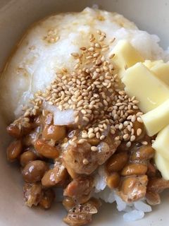 納豆とトロロ、チーズの三食丼-レシピのメイン写真