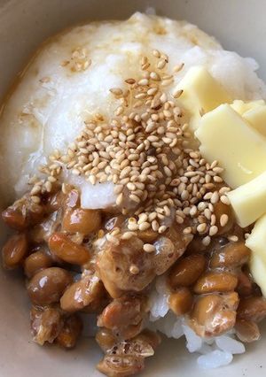 納豆とトロロ、チーズの三食丼-レシピのメイン写真