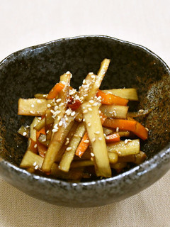 村山早生ごぼうのきんぴら-レシピのメイン写真