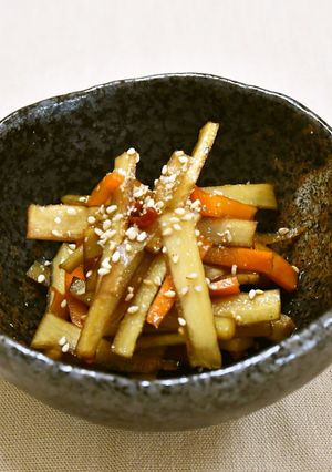 村山早生ごぼうのきんぴら-レシピのメイン写真