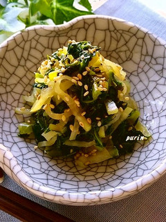 大根と大根の葉の麺つゆ和え-レシピのメイン写真