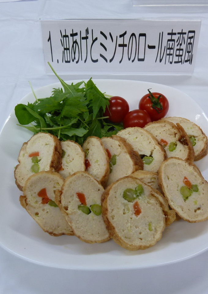 油あげとミンチのロール南蛮風-レシピのメイン写真
