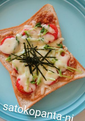 栄養満点☆味噌汁を目指したトースト-レシピのメイン写真
