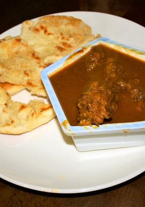 ナンとスペアリブのカレー-レシピのメイン写真