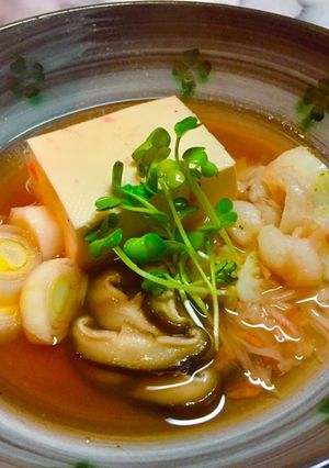 No2324ユリ根豆腐桜えび-レシピのメイン写真