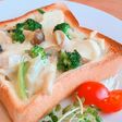きのこのまるごとパングラタン