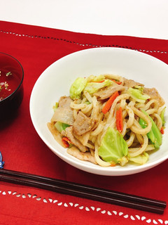 和え胡麻焼きうどん-レシピのメイン写真