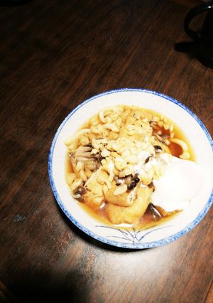 かけうどん★☆温泉卵乗せ-レシピのメイン写真