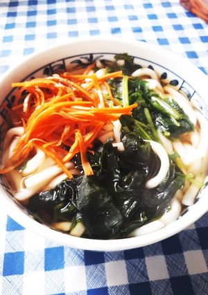 イカ人参うどん-レシピのメイン写真