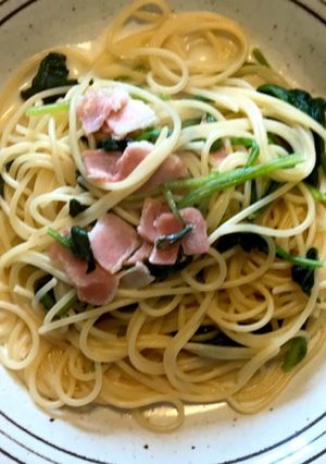 ほうれん草とベーコンのクリームパスタ-レシピのメイン写真