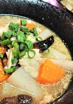 ホクホク！豚汁アレンジ【かぼちゃの豚汁】-レシピのメイン写真