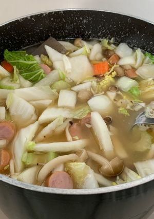 デトックス餅と野菜スープ-レシピのメイン写真