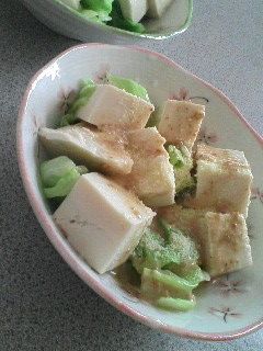 キャベツと豆腐のサラダ-レシピのメイン写真