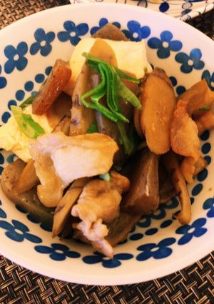 ごぼうとこんにゃくの甘辛煮-レシピのメイン写真