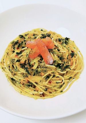 春の七草からすみパスタ-レシピのメイン写真
