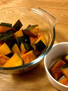 簡単!レンジdeかぼちゃの煮物-レシピのメイン写真