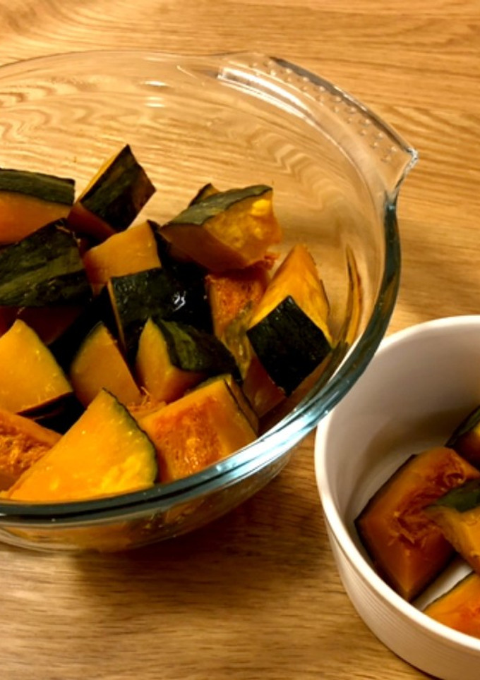 簡単！レンジdeかぼちゃの煮物-レシピのメイン写真