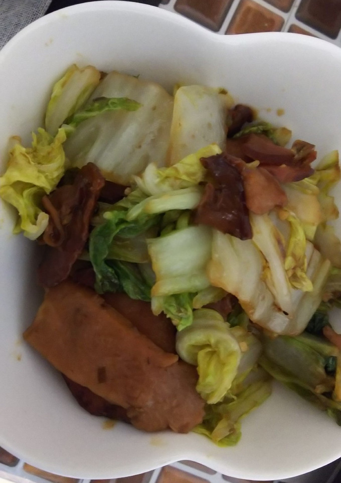 白菜と焼豚の炒め物-レシピのメイン写真