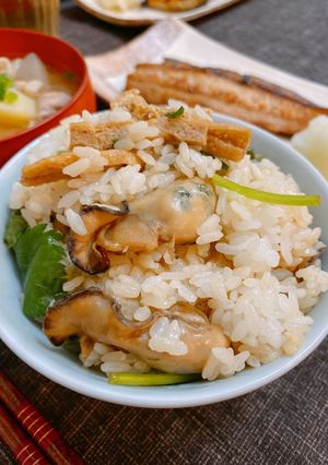 冬のご馳走☆牡蠣ごはん-レシピのメイン写真