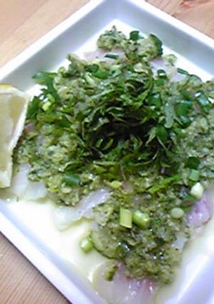 白身魚DEさっぱりカルパッチョ-レシピのメイン写真
