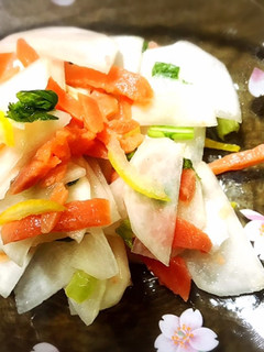 かぶとスモークサーモンのなます風サラダ-レシピのメイン写真