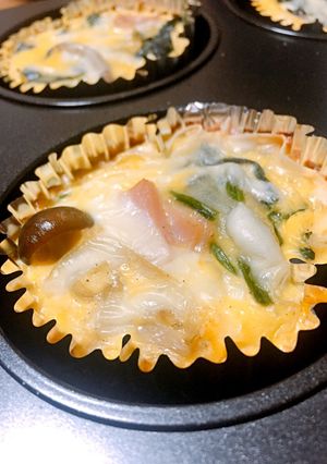 餃子の皮で作る簡単キッシュ-レシピのメイン写真