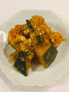 かぼちゃのそぼろ煮-レシピのメイン写真