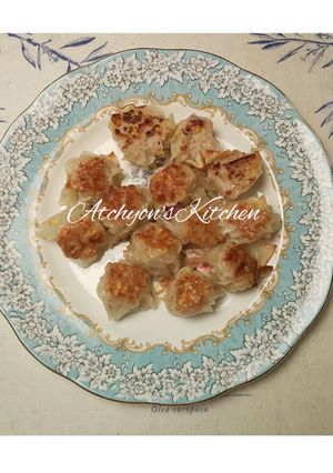 簡単！こんがりコーン入り焼きシュウマイ-レシピのメイン写真