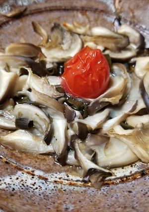 ヒラタケの日の丸焼き～（＾＾）-レシピのメイン写真