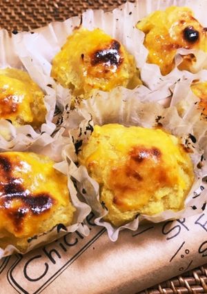 栗きんとんをリメイク　スイートポテト-レシピのメイン写真