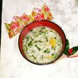 冷蔵庫にある野菜で作る七草粥