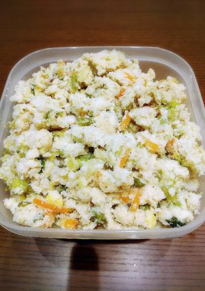作り置き　長ネギで香ばしいおから煮-レシピのメイン写真