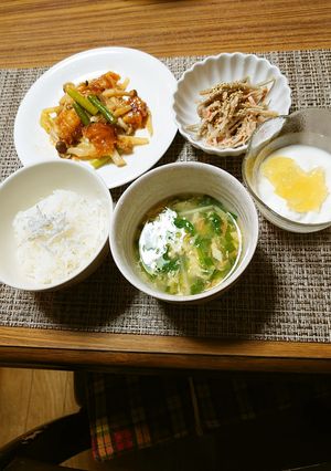 ヨウサマの減塩朝食基本的な病院食の日６㊻-レシピのメイン写真