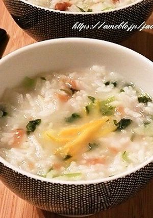 梅風味の七草粥-レシピのメイン写真