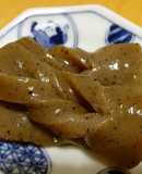 【定番】手綱こんにゃくのお煮しめ（図解）