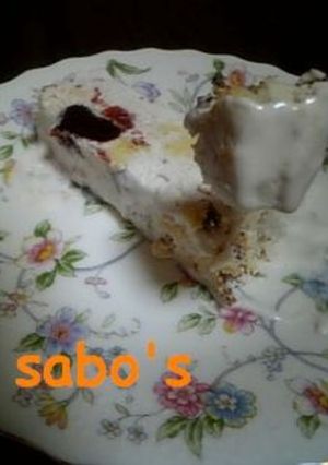 生クリームでアイスケーキ-レシピのメイン写真