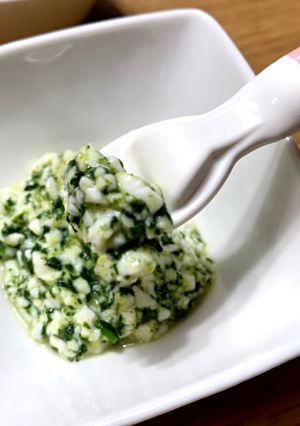 ほうれん草とコーンの白和え 離乳食7ヶ月-レシピのメイン写真